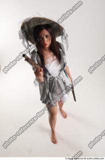 LUCI_AVIOL STANDING POSE WITH TWO GUNS 